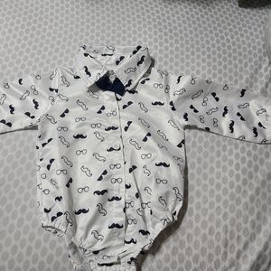 PATPAT Baby Boy Long sleeve Clothes Gentleman Infant Rompers Toddler 9-12 months